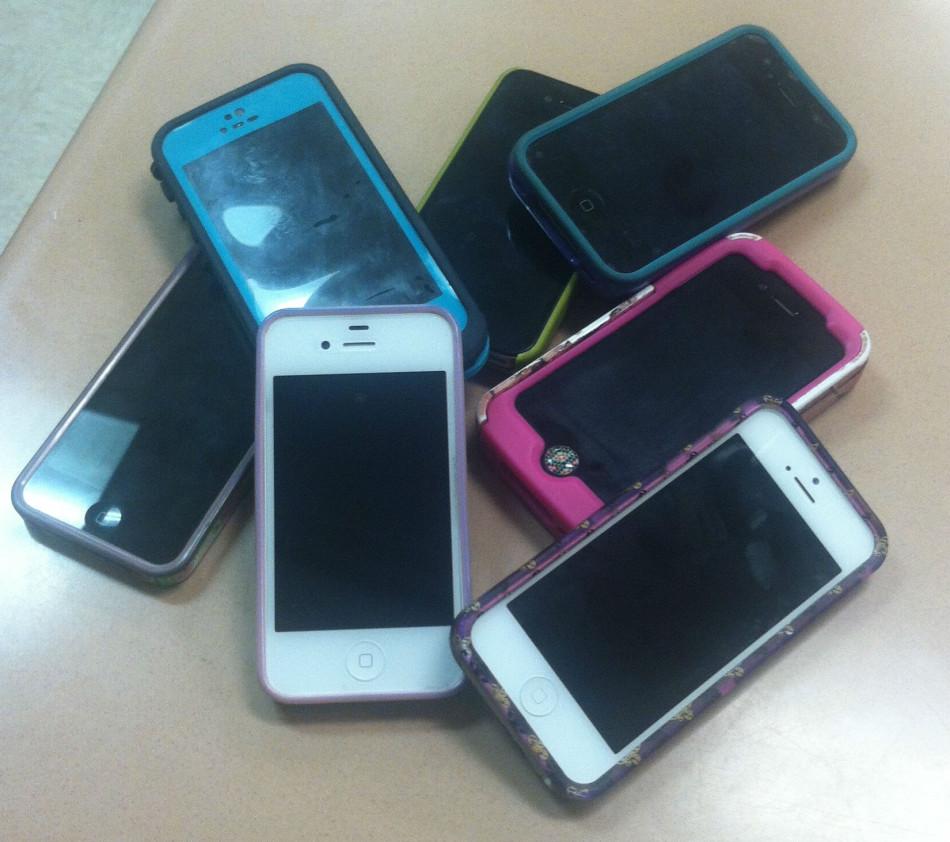  Students cell phones 